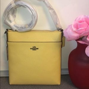 Coach Messenger  Genuine Leather Cross Body